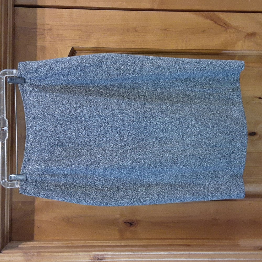 Gray Pencil Skirt
